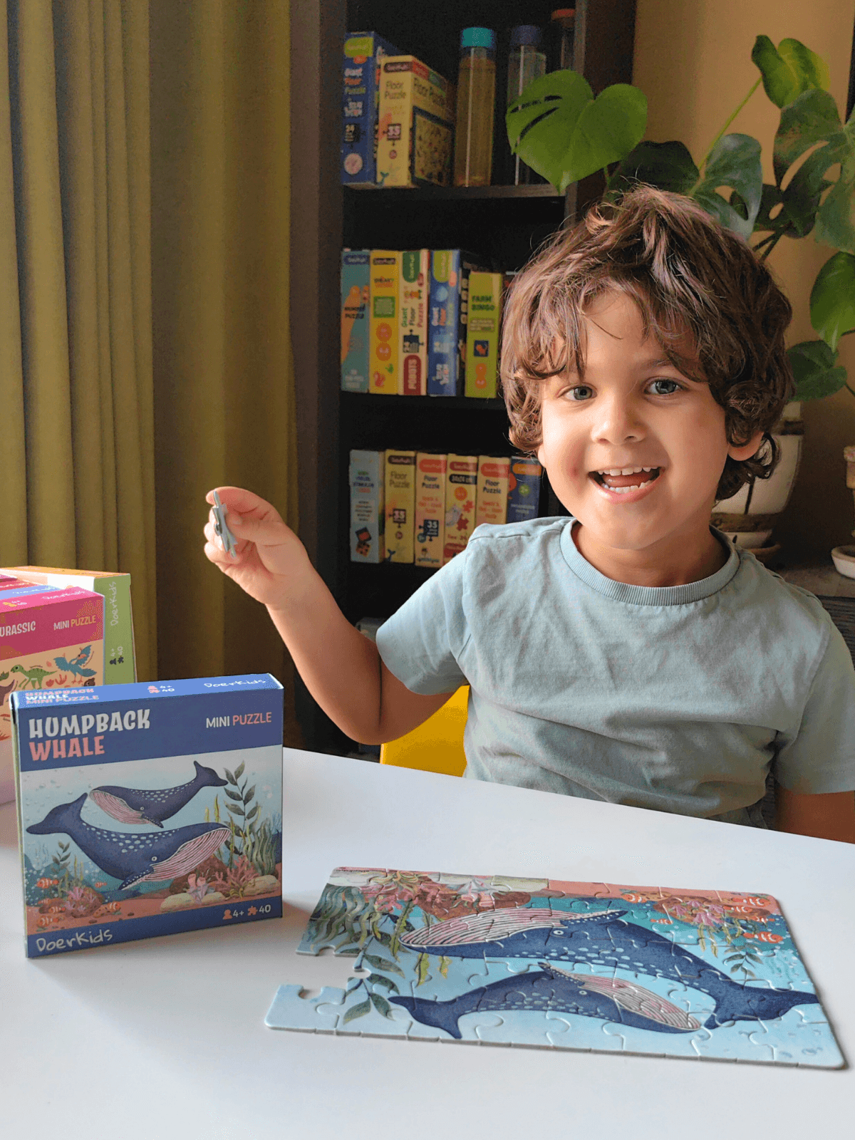 DoerKids%20Kambur%20Balina%20Mini%20Puzzle%20|%2040%20Parça%20|%204%20Yaş