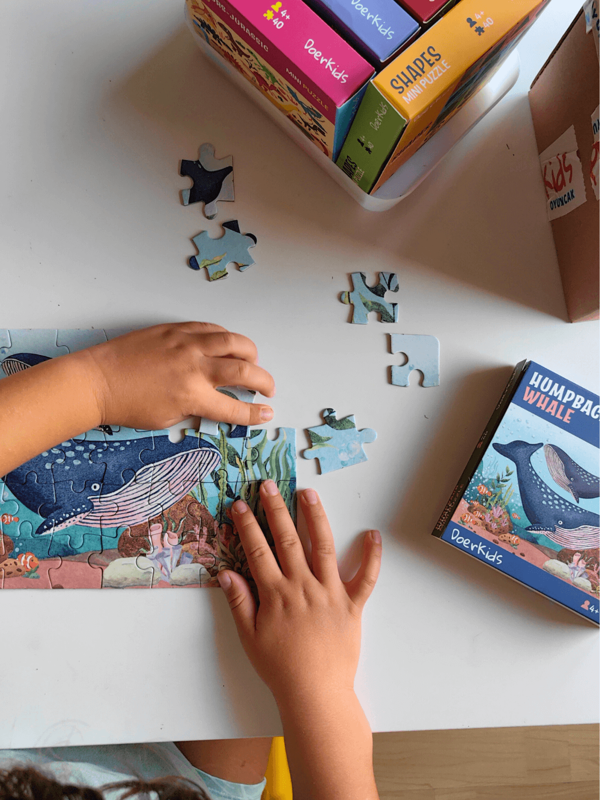 DoerKids%20Kambur%20Balina%20Mini%20Puzzle%20|%2040%20Parça%20|%204%20Yaş