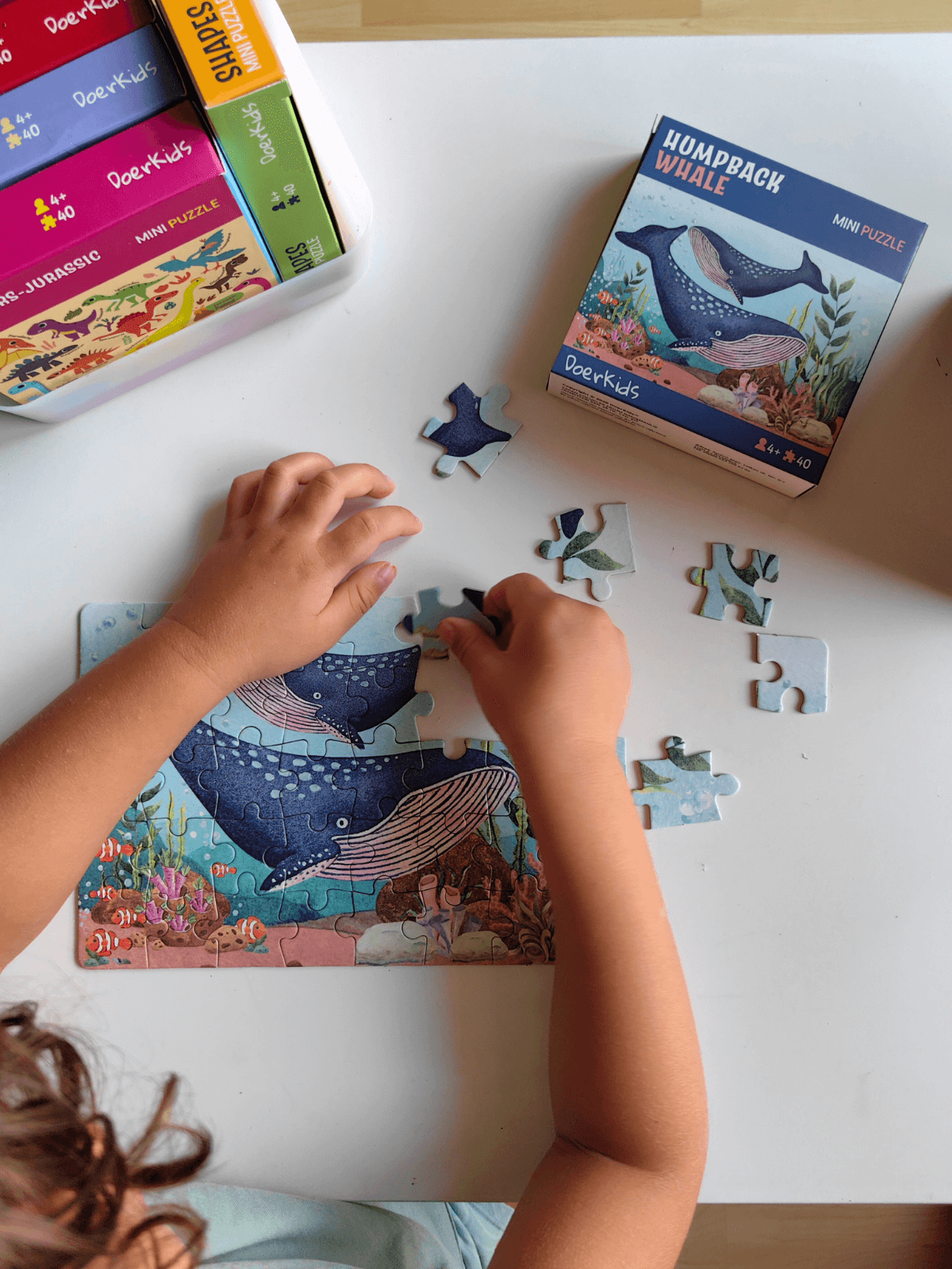 DoerKids%20Kambur%20Balina%20Mini%20Puzzle%20|%2040%20Parça%20|%204%20Yaş