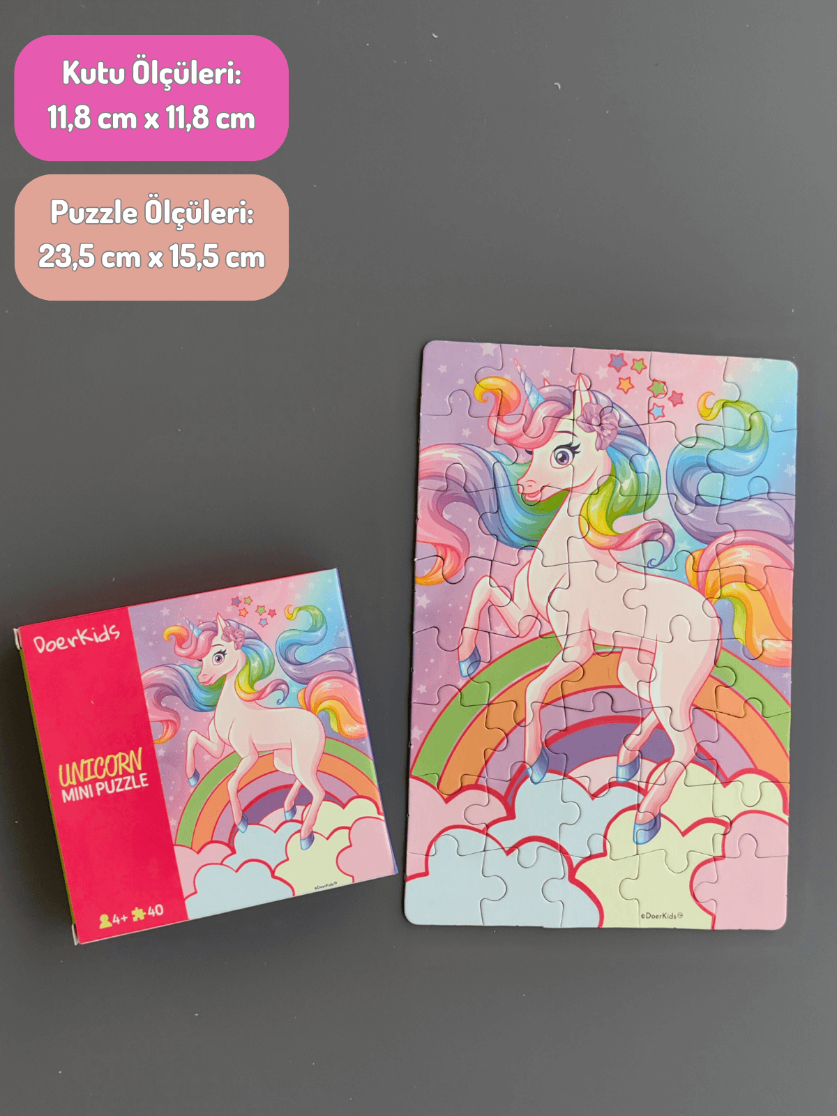 DoerKids%20Unicorn%20Mini%20Puzzle%20|%2040%20Parça%204%20Yaş