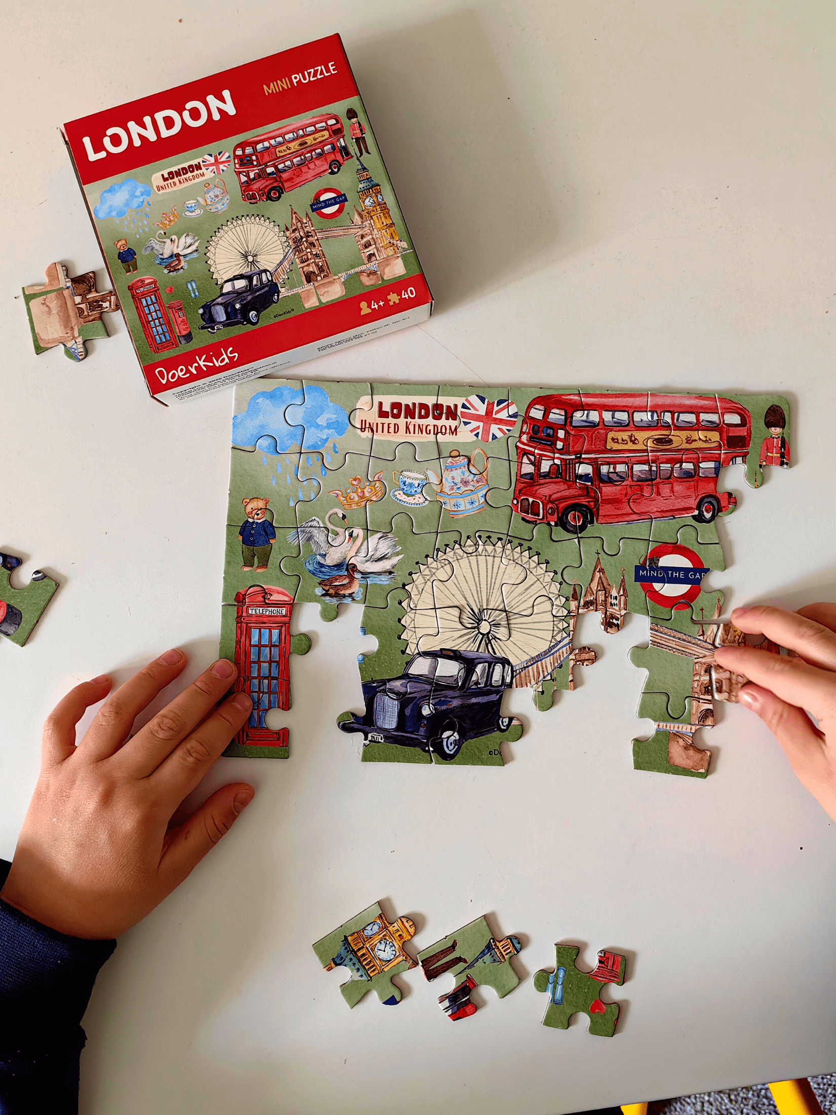 DoerKids%20London%20Mini%20Puzzle%20|%2040%20Parça%20|%204%20Yaş