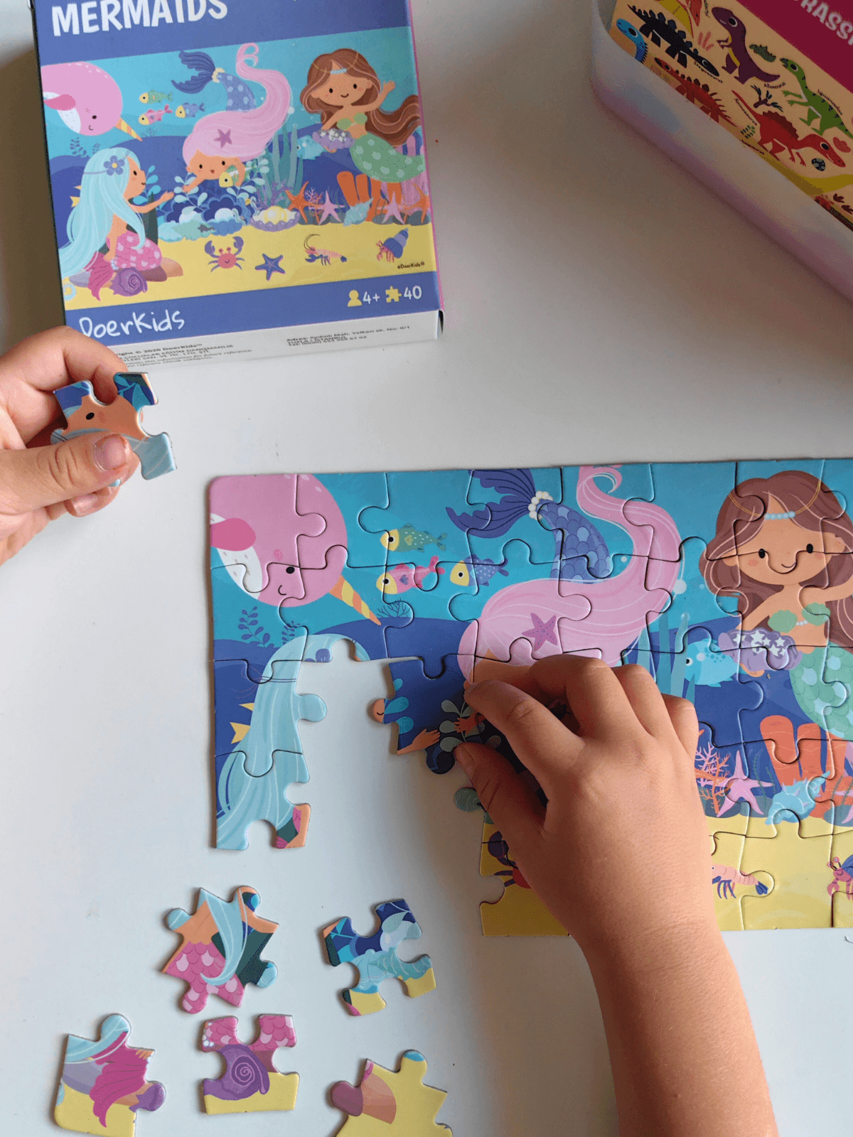 DoerKids%20Deniz%20Kızı%20Mini%20Puzzle%20|%2040%20Parça%204%20Yaş