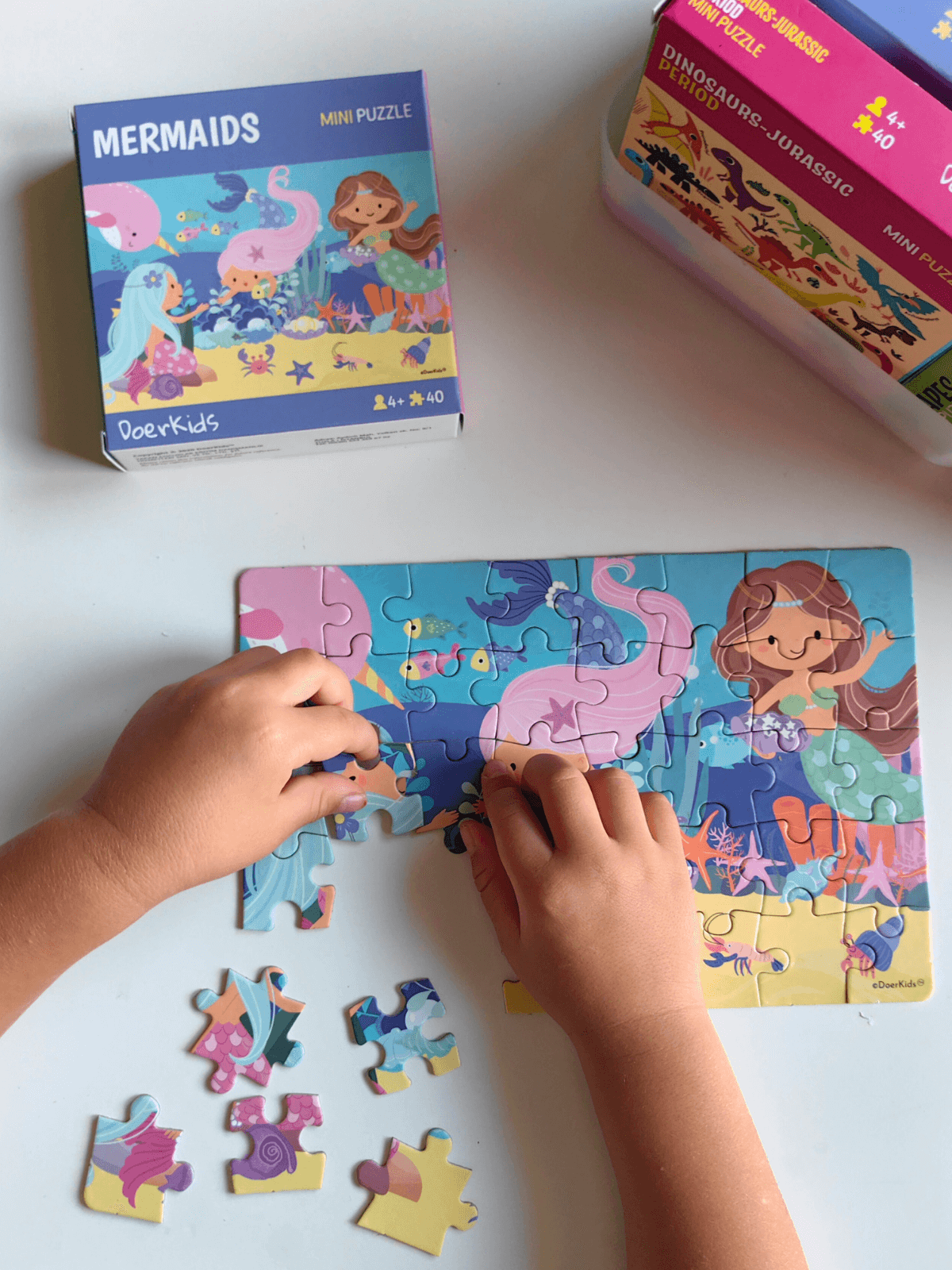 DoerKids%20Deniz%20Kızı%20Mini%20Puzzle%20|%2040%20Parça%204%20Yaş