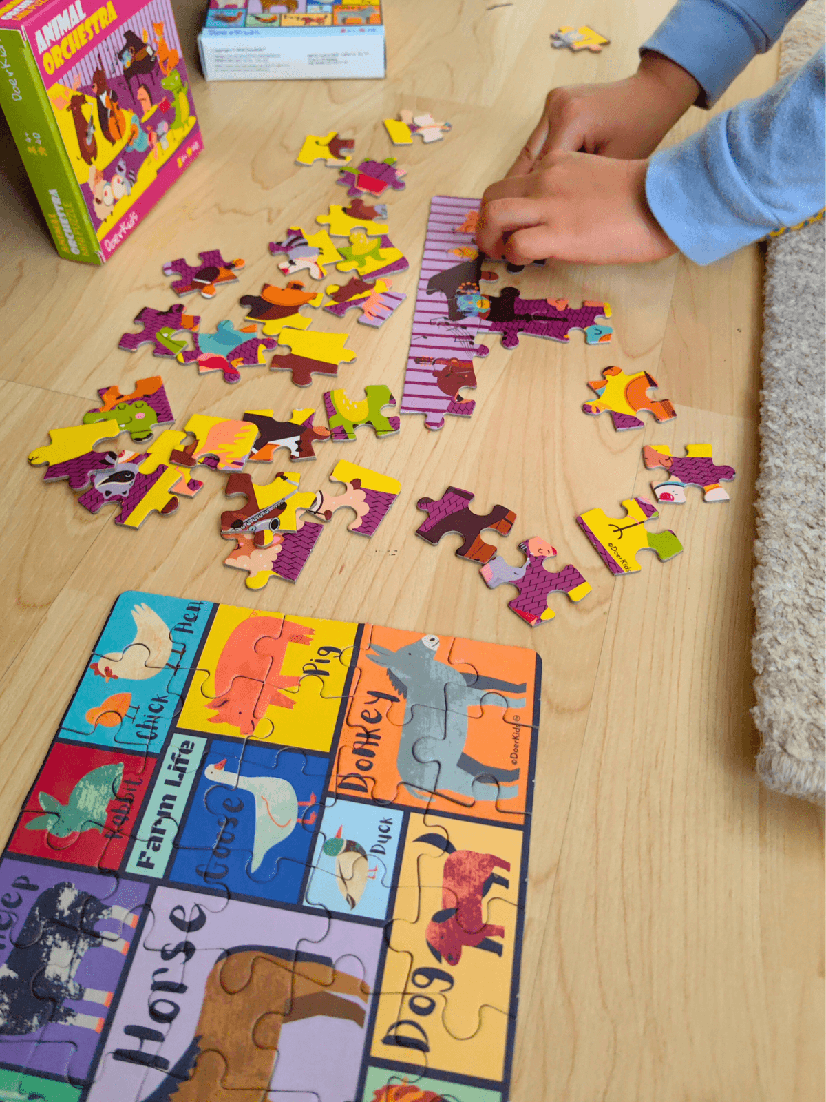 DoerKids%20Hayvan%20Orkestrası%20Mini%20Puzzle%20|%2040%20Parça%20|%204%20Yaş