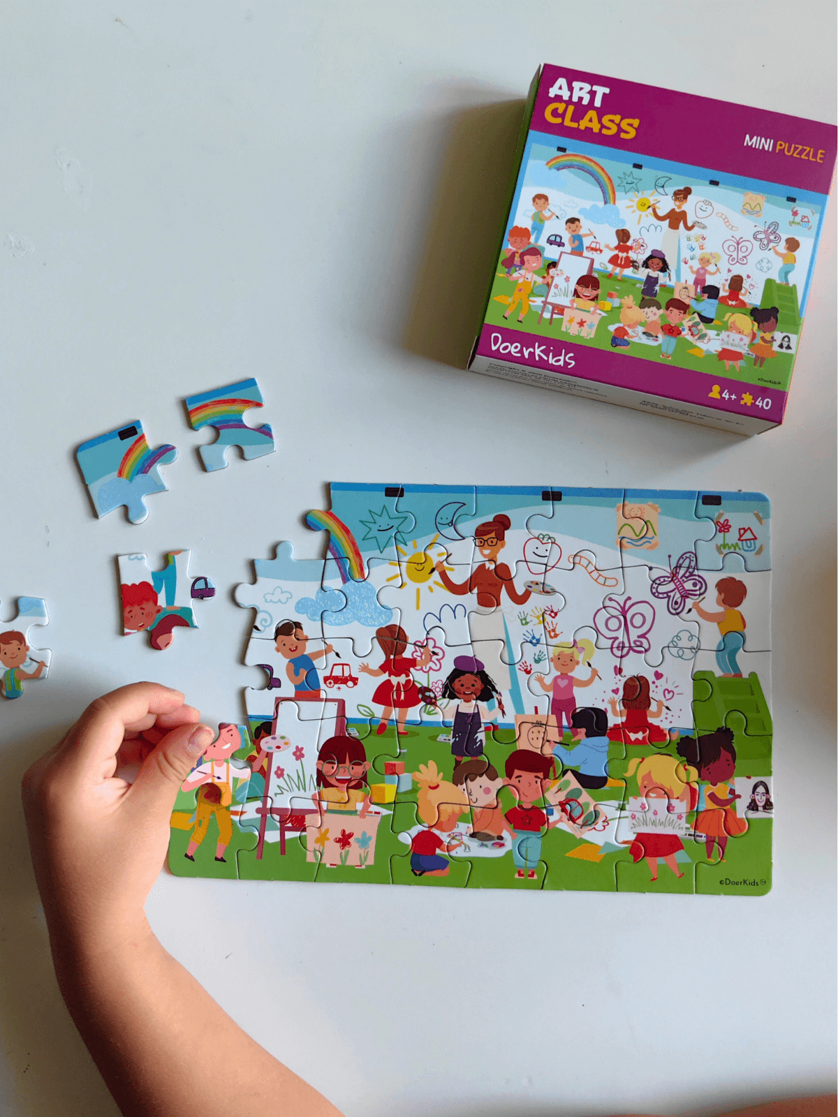 DoerKids%20Sanat%20Sınıfı%20Mini%20Puzzle%20|%2040%20Parça%204%20Yaş