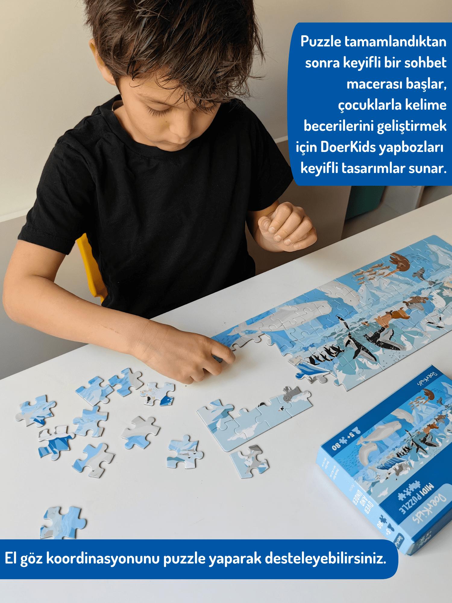 Doerkids%20Kuzey%20Kutbu%20Su%20Altı%20Su%20Üstü%20Midi%20Puzzle%20|%2080%20Parça%205+%20Yaş