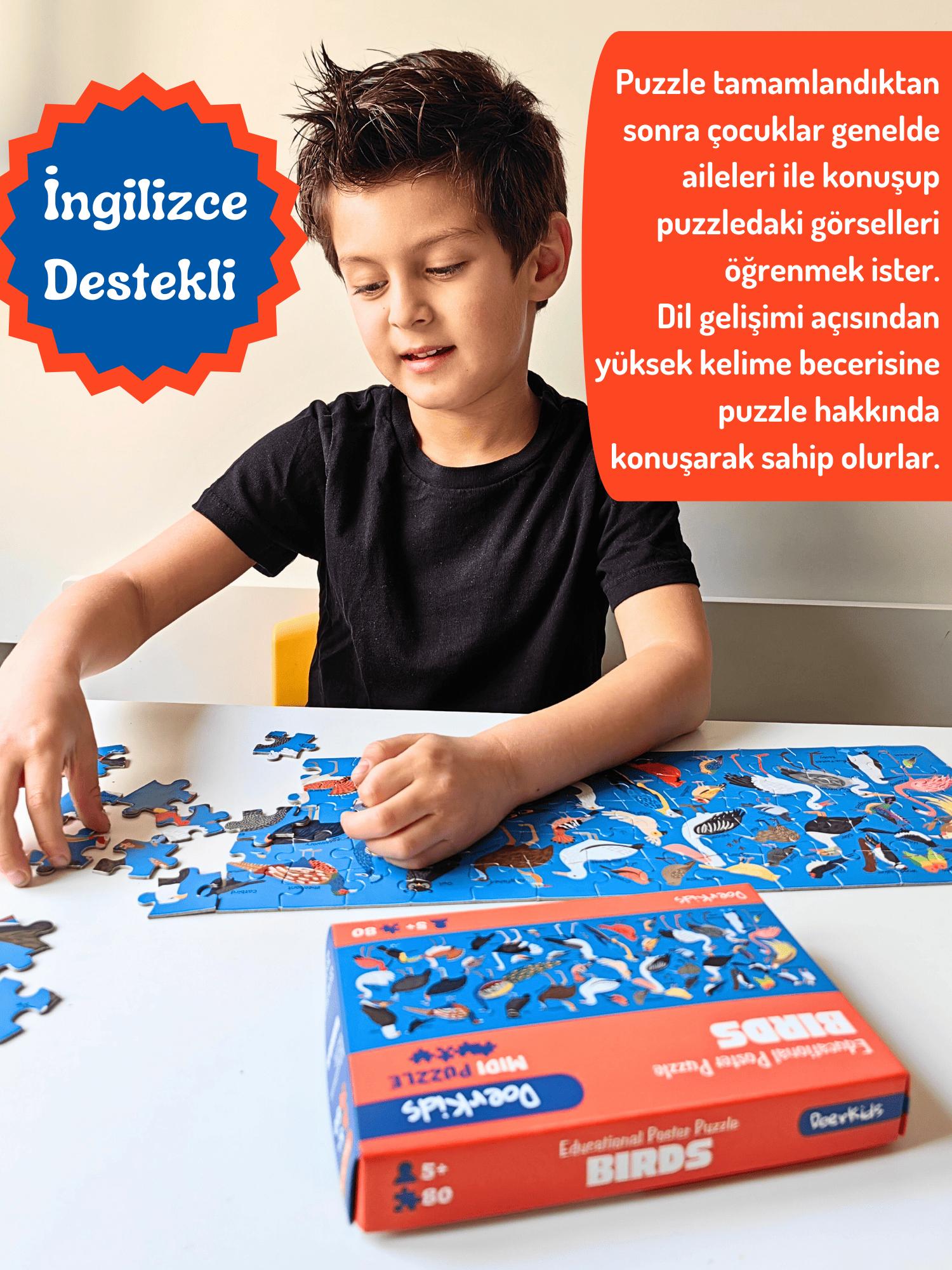 Doerkids%20Birds%20–%20Kuşlar%20Midi%20Puzzle%20|%2080%20Parça%205+%20Yaş