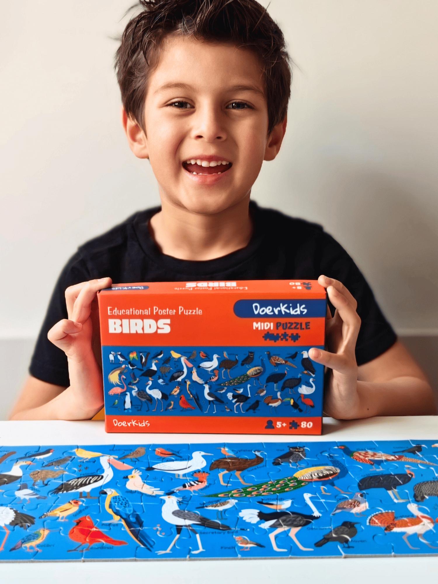 Doerkids%20Birds%20–%20Kuşlar%20Midi%20Puzzle%20|%2080%20Parça%205+%20Yaş