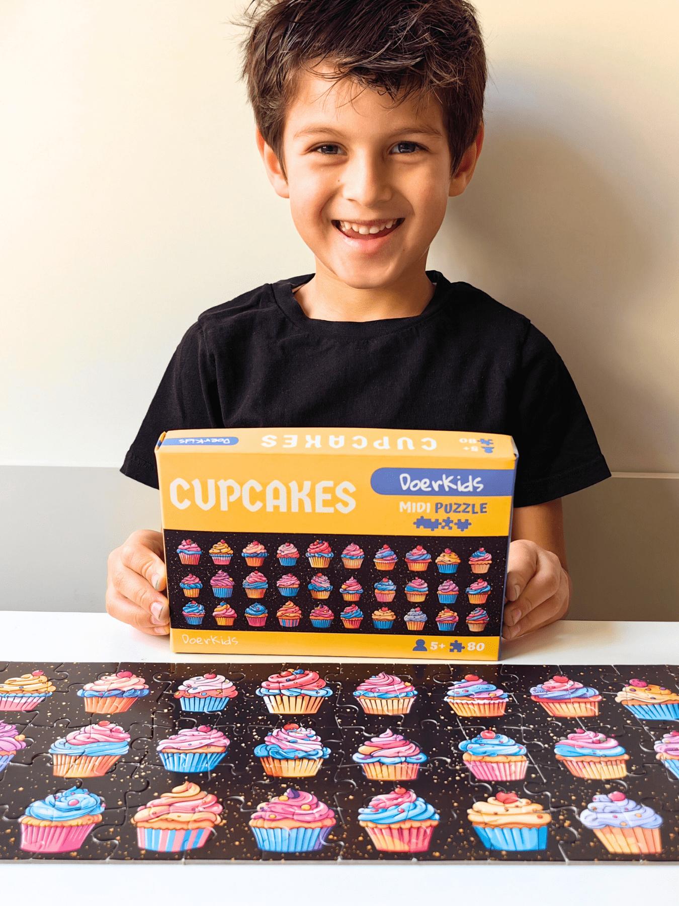 Doerkids%20Cupcakes%20Midi%20Puzzle%20|%2080%20Parça%205+%20Yaş