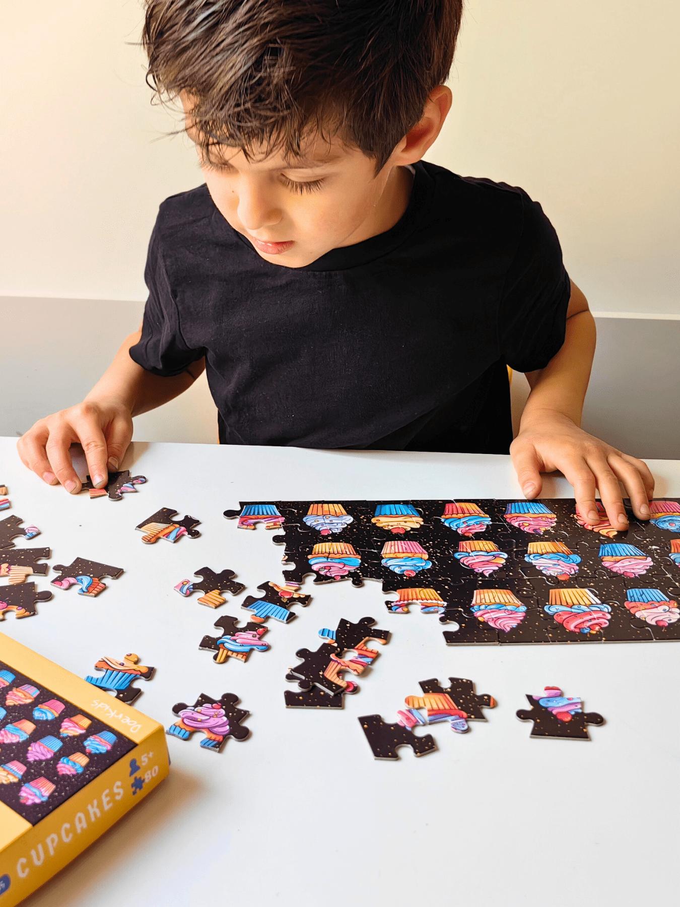 Doerkids%20Cupcakes%20Midi%20Puzzle%20|%2080%20Parça%205+%20Yaş