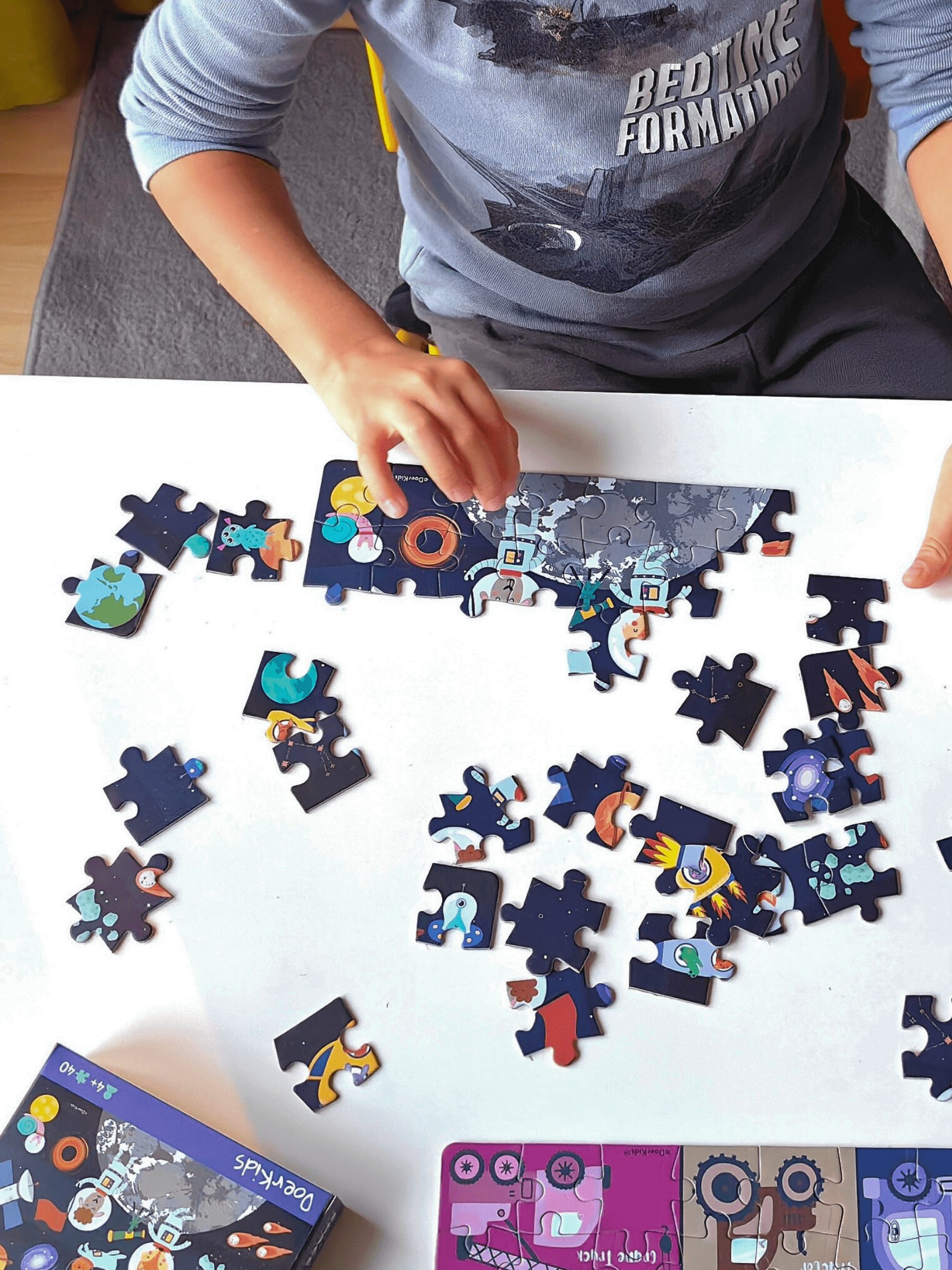 DoerKids%20Uzay%20Boşluğu%20Mini%20Puzzle%20|%2040%20Parça%20|%204+%20Yaş